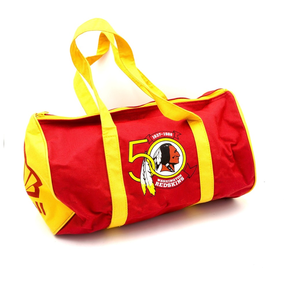 Vintage 1986 Washington Redskins 50th Anniversary Shell Duffle Bag Football Team